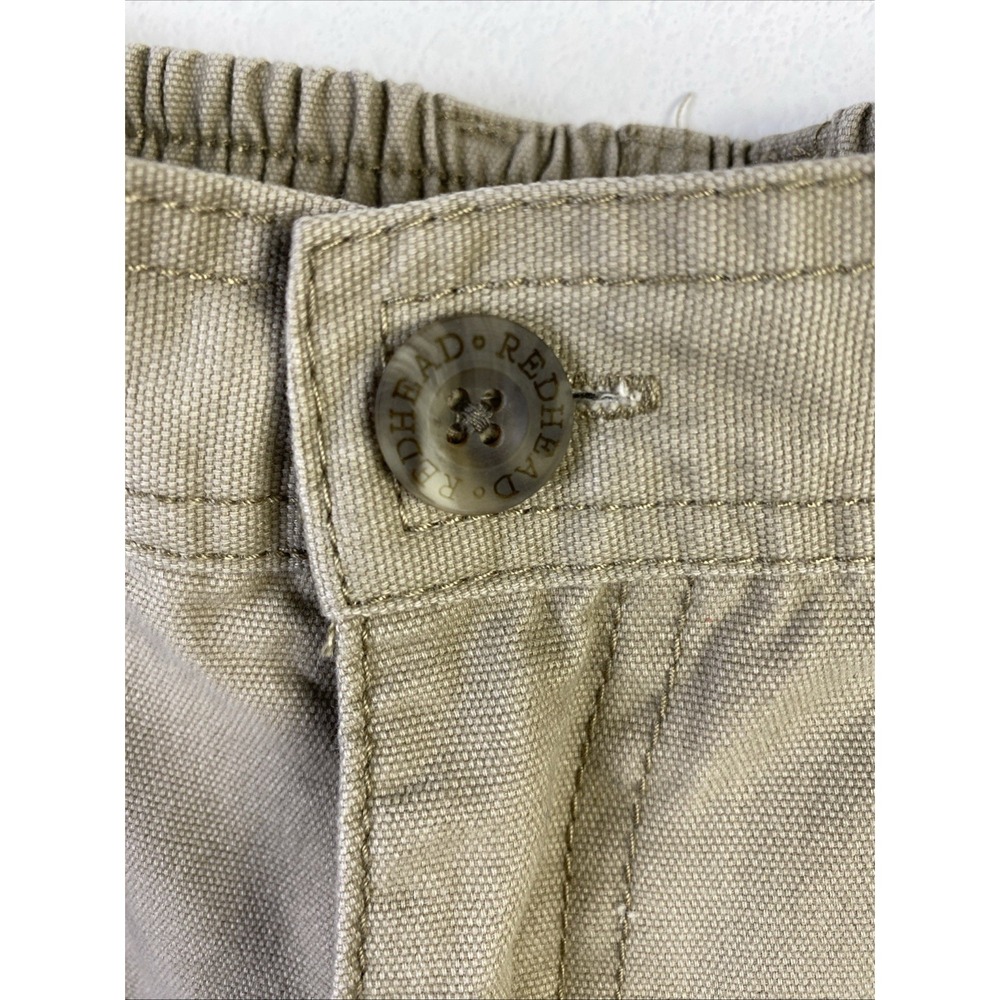 Red Head Cargo Shorts Men 44 Khaki Cotton Utility Pockets Hiking Fishing Outdoor - Picture 4 of 13